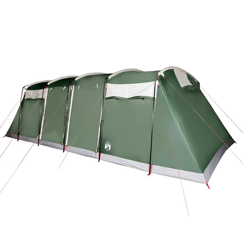 Tunnel Family Tent for 8 Persons Green Waterproof