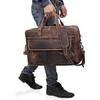 Buffalo Leather Office Briefcase Messenger Bag Laptop Satchel Trolley Strap