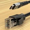 USB-C To Ethernet Cable 3m/9.84ft Type C To RJ45 Cord Gigabit LAN Network for iPhone 15 Series/iPad/MacBook