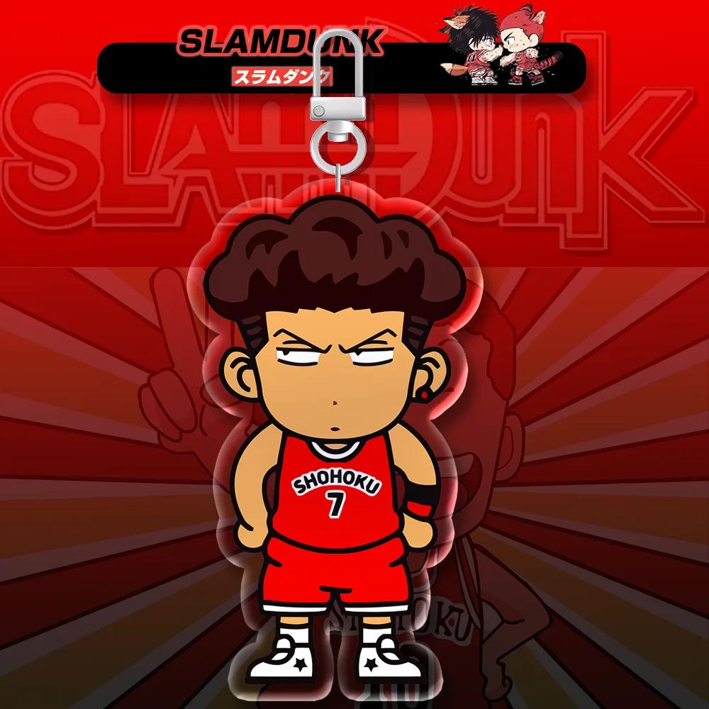 10 см THE FIRST SLAM DUNK Брелок для ключей от машины Подвеска Акриловый брелок Аниме Товары Аксессуары Украшения Страстные Подарки