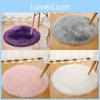 Machine Rug Fur Washable Circular Bedroom Living Room Decor Simplicity