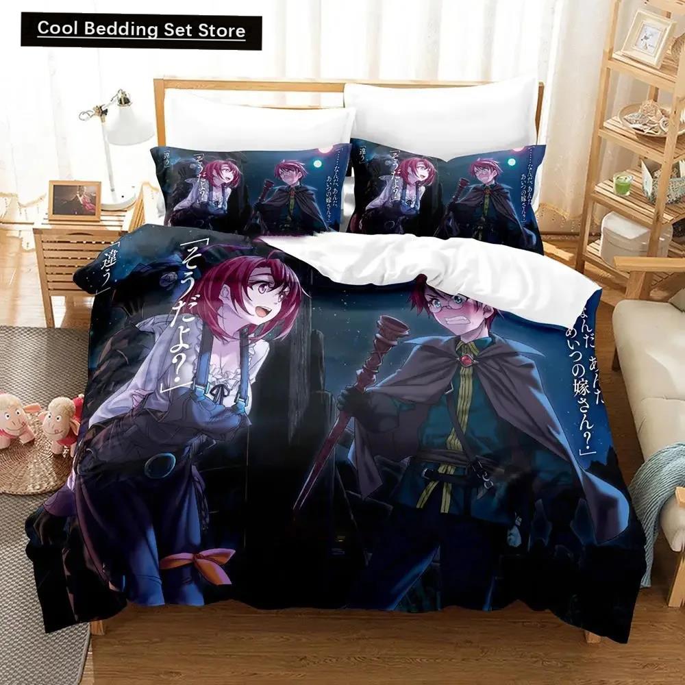 Comforter 3D Anime Goblin Slayer Bedding Set Bed Set Comforter King Queen Size Boys Adult Bedding Set