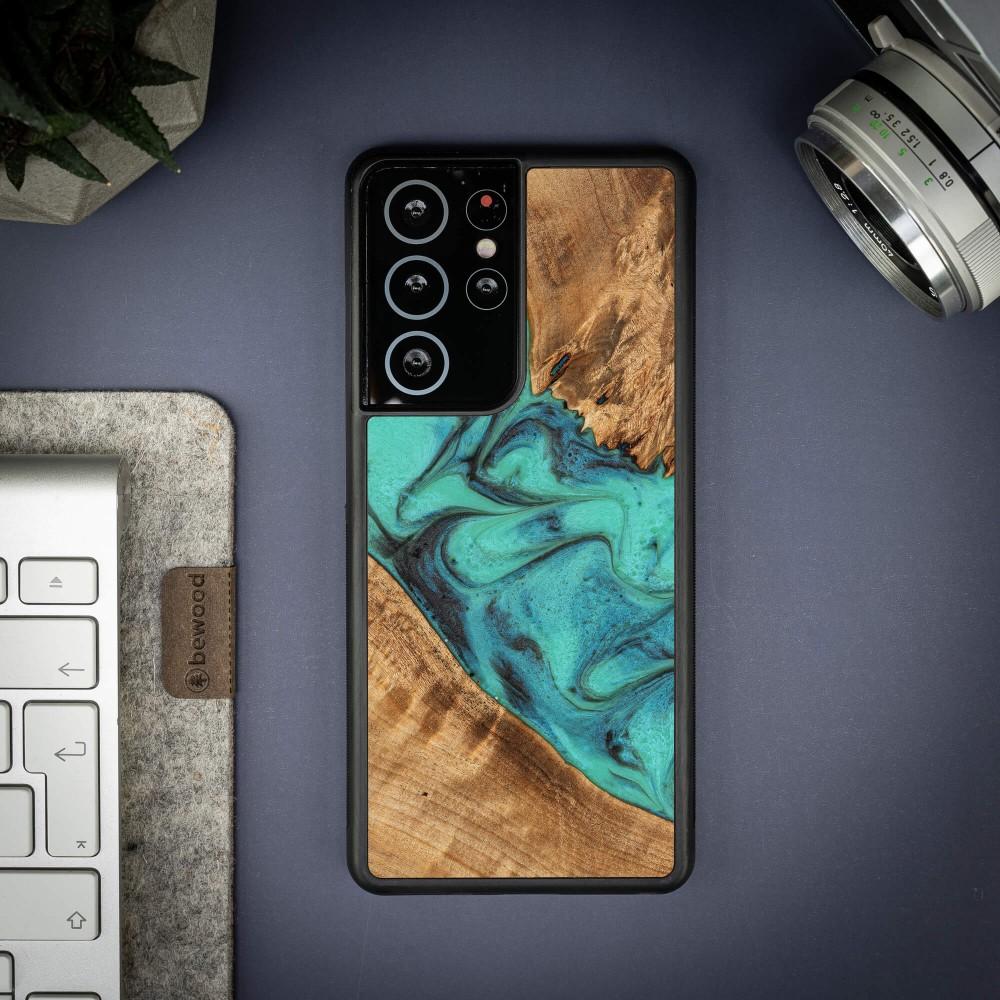 Bewood Unique case for Samsung Galaxy S21 Ultra - Turquoise