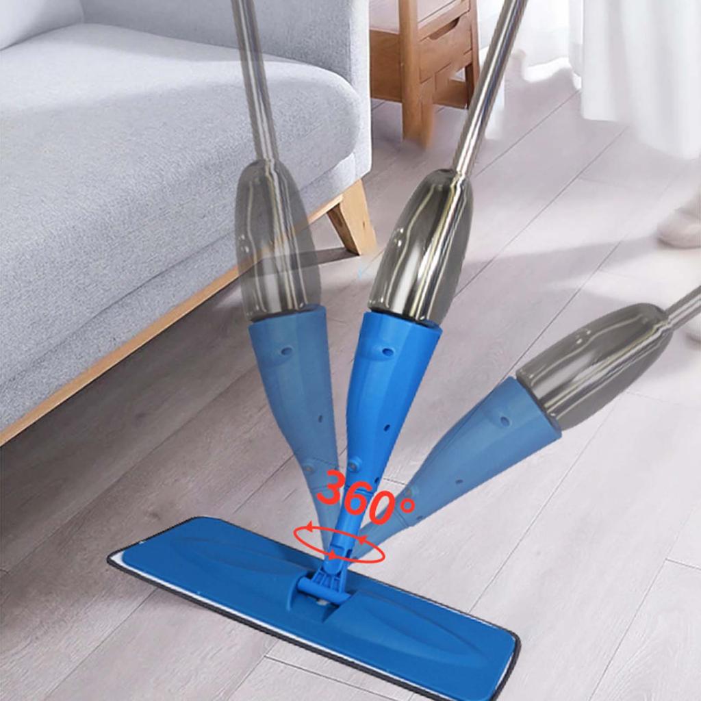 Microfiber Spray Mops For Floor Cleaning,D-ust Cleaning Mop,Kitchen Dry & Wet Mop With 400ML Refillable Bottle 1 Reusable Washable Pads