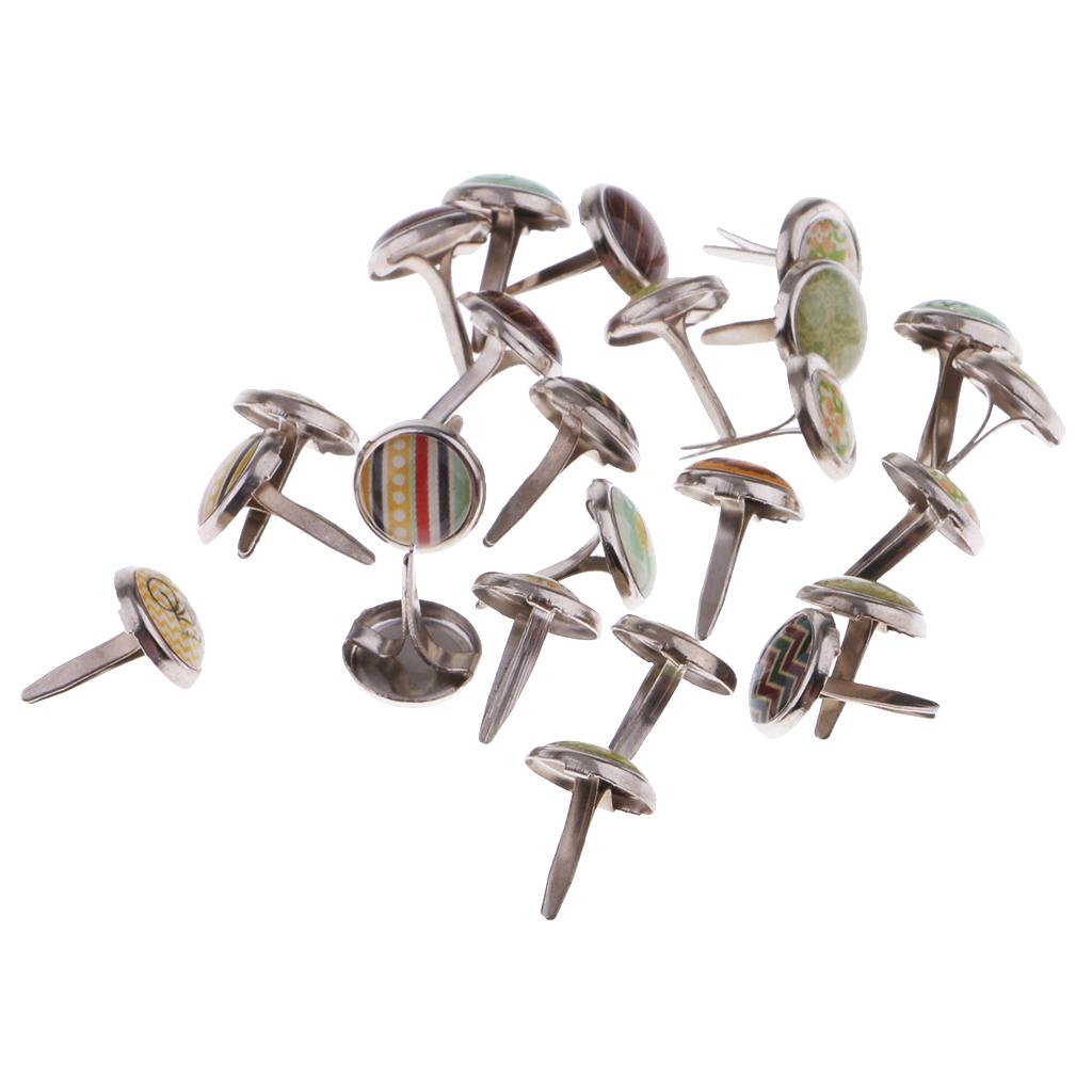 50 шт. смешанные круглые украшения для изготовления ювелирных изделий своими руками, скрапбукинг