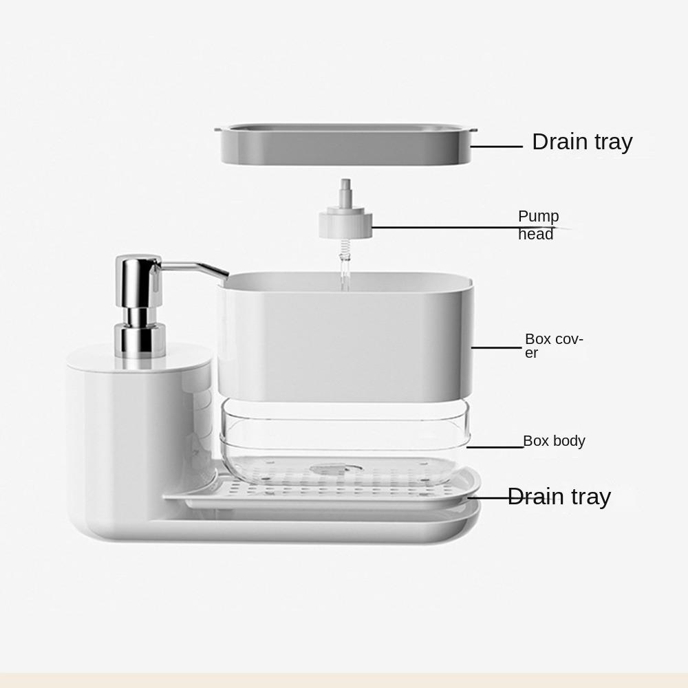 Ванная комната столешница ящик для хранения дезинфицирующего средства для рук мыльница дозатор для мыла держатель для губки кухня