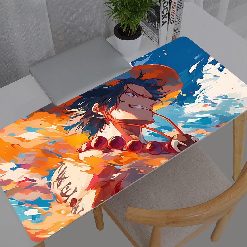Mouse Pad One Piece Anime Durable Gaming Accessories Varmilo Keyboard Desk Mat Gabinete Gamer Carpet Mousepad Mouse Mats