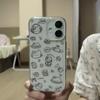 Прозрачный противоударный чехол для телефона Hello Kitty Котёнок для Apple 17 Pro Max, 16 Pro, 15, 13P, XS