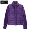 [Good Condition] E20939455700 MAGLIONE TRICOT CARDIGAN Knit-switched Down Jacket Jacket M purpleUsed