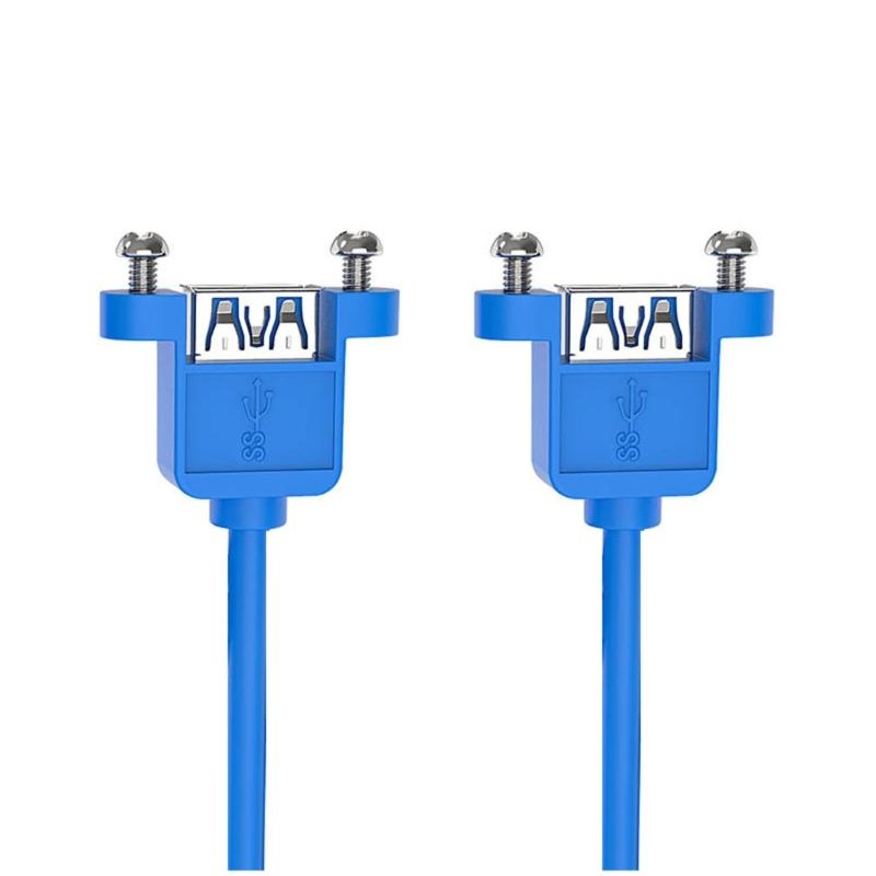 Высокоскоростной кабель для передачи данных USB 3.0 с крепежным ушком, различная длина от 30 см до 150 см для ПК, принтера, мыши, клавиатуры