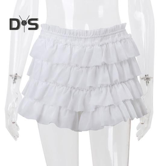 Женский сексуальный комплект из двух мини-юбок с низкой талией, многоуровневая юбка с оборками, короткий расклешенный топ с длинными рукавами и завязками, комплект для вечеринки и клуба