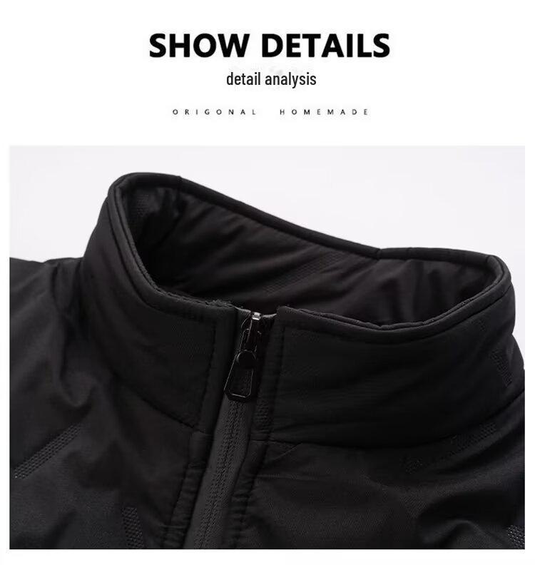 Мужской модный жилет из хлопка с бархатной подкладкой — теплый и стильный для осени/зимы