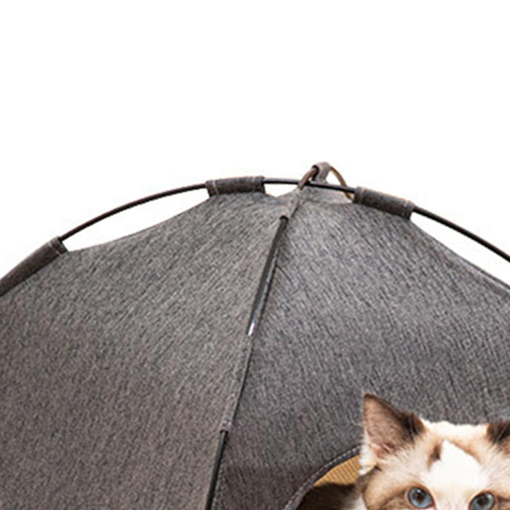 Палатка-кровать для кошки Большое пространство Дышащая Удобная Моющаяся Палатка-домик для питомца кошки собаки Все сезоны Размер S