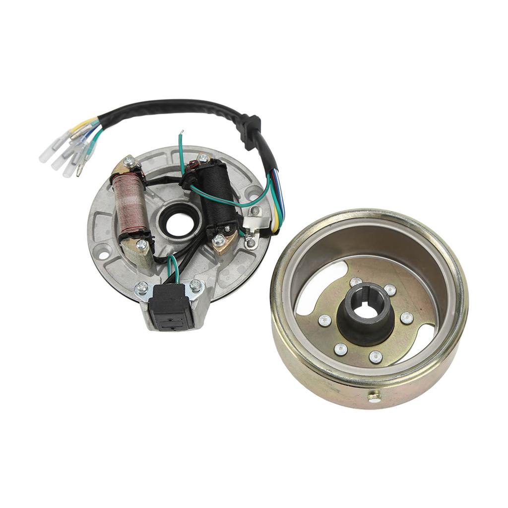 Magneto Stator Flywheel Rotor Kit Copper Aluminum for 90cc 110cc 125cc 140cc Kick Start Engine PIT PRO PIT Bike