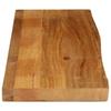 VidaXL Dessus de table à bord vivant 110x40x2,5cm bois massif manguier 370541