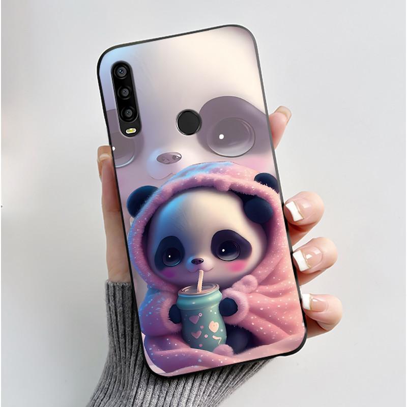 For TCL L10 Pro Case Luxury Cute Love Heart Rabbit Funny Black TPU Soft Silicone Phone Case For TCLL10 Pro Protective Back Cover