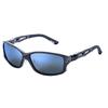 Zeque Polarized Sunglasses STELTH Gunmetal TRUEVIEW BLUE MIRROR F-1896 FOCUS/