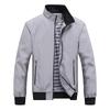 Men's Spring & Autumn Trench Coat: Casual Loose Fit Stand-Up Collar Jacket
