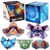 3D Magic Cube Shashibo Shape Shifting Box Anti Stress Hand Flip Puzzle Toys Gift