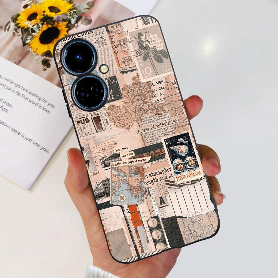 Чехол для Tecno Camon 19 Neo CH6i, новый модный окрашенный чехол, мягкий силиконовый чехол для телефона Tecno Camon 19 Pro 5G Camon19 Neo, бампер