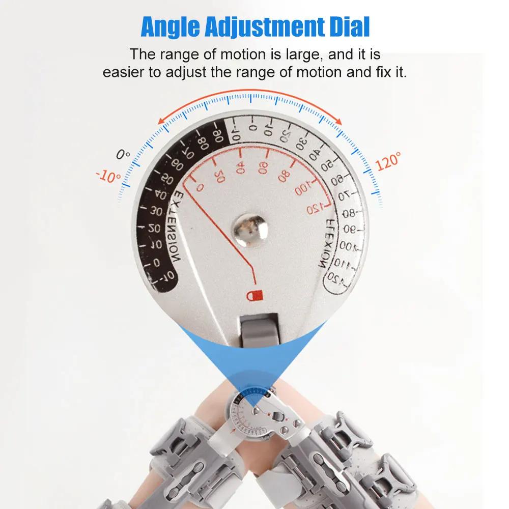 Профессиональный регулируемый шарнирный бандаж для коленной ноги для лечения боли в суставах, операции по разрыву мениска