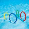 4 Pcs/Pack Child Kid Swimming Pool Underwater Diving Rings Toys Underwater Swimming Pool Diving