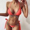 Стильный сексуальный комплект микро бикини, женский купальник, мини-стринги с высокой талией, пляжная одежда, женский купальный костюм бикини