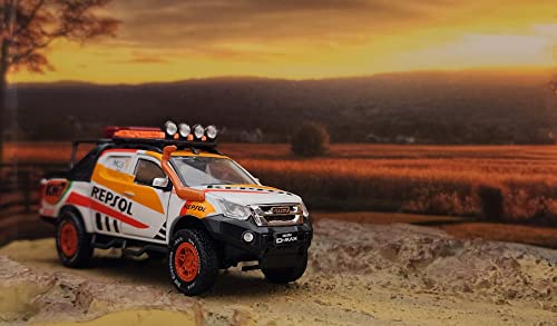 Scherer Designs BM Creations Масштаб 1/64 Isuzu D-Max 2018 "Repsol Oil" Набор аксессуаров Правый руль Готовая модель