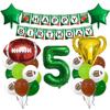 Super Bowl Football American Football Balloon Themed Birthday Party Supplies Flag Aluminum Film Balloon Photo Props