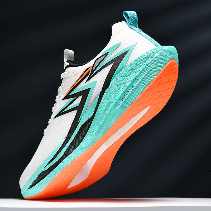 Summer Marathon Air Cushion Sports Running Shoes Men Breathable Lightweight Women's Comfortable Athletic Nonskid Sneakers