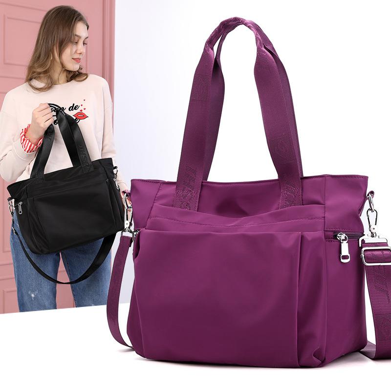 Nylon Bag Women Casual Handbag Messenger Bag Waterproof Nylon Shoulder Bag Large Capacity Mummy Handbags Tote Crossbody Purse