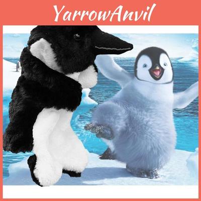 Пушистый пингвин ручная кукла оптом плюшевая игрушка для детей и взрослых