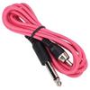 5.9 футов RCA Тату Клип-корд Профессиональный Гибкий Силиконовый Клип-корд для Тату-машинки Аксессуары Розовый
