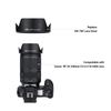 JJC Reversible Lens Hood for Canon Compatible RF IS USM Compatible with Canon EOS and Ra EW-78F 24-240mm F4-6.3 Lens, R5, R6, RP, R,