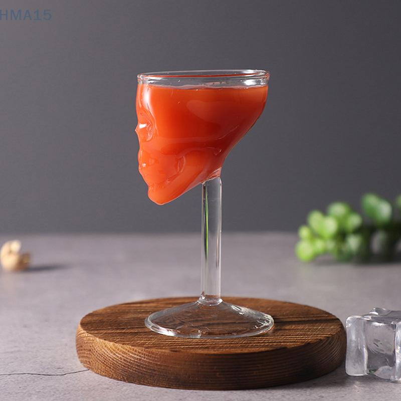 Прозрачная пивная винная чашка бутылка стакан череп красное вино трезвый кухонные принадлежности высокие коктейльные бокалы барная декорация