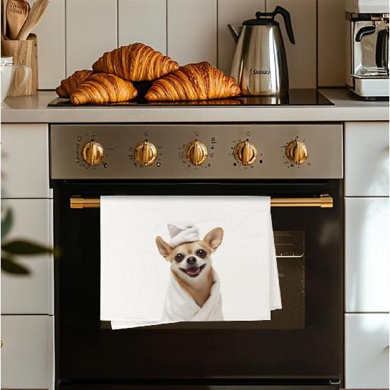 Funny Chihuahua Hand Towels for Bathroom, Chihuahua Gifts Decorative Towels for Bathroom Washroom, Chihuahuas Lover Mom Gifts, 16x24 Inch