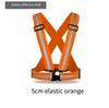 High Vis Reflective Safety Vest Strap Elastic Outdoor Running Cycling Reflective Belt With Customized Logo Support