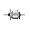 SHIMANO Втулка динамо C дюймовая серебристая 28H гайка тип ADHC2100NCFS ALIVIO DH-C2100 (20-24 совместимый) J2-A 6V-0.9W СТАРЫЙ93мм