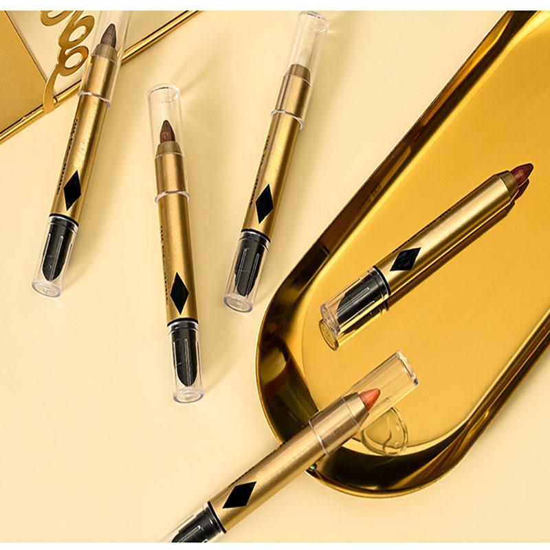 Осветите и подчеркните свои глаза с помощью двусторонней ручки для теней для выделения и контуринга.