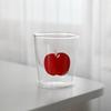 OLOEY Милая чашка для сока из высокоборосиликатного стекла с дизайном в виде яблока
