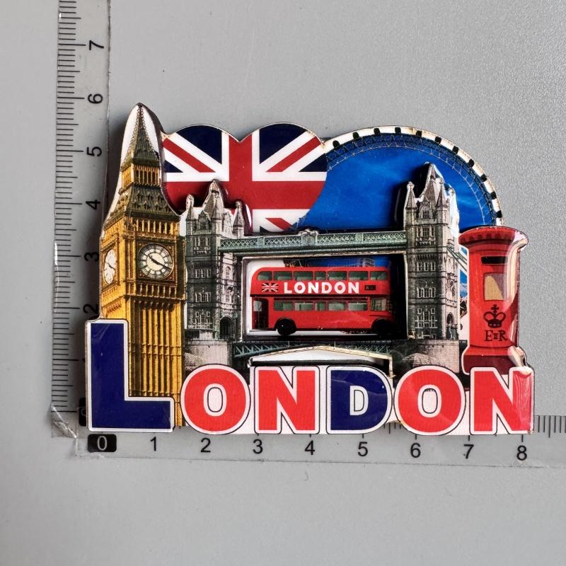 Англия Магнитные наклейки на холодильник Британские магниты на холодильник Великобритания Лондон Автобус Биг Бен Манчестер Оксфорд Медведь Коллекция Подарки