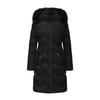 Padded clothes women's winter new padded clothes large fur collar medium length thickened waist padded jacket