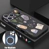 Чехол с принтом лаванды для iPhone 17 Pro Max iPhone 16 15 14 13 Pro Max Магнитный для Magsafe Мягкий силиконовый задний чехол для телефона