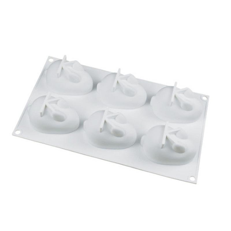 Mid-Autumn Festival Silicone Mold Easter Rabbit Decor Chocolate Fondant Cake Molds Ice Cream Mousse Cake Mold Dessert