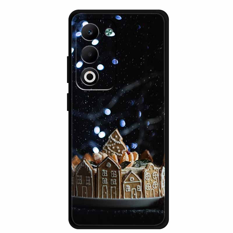 Christmas Phone Case For Oppo A5 5G CPH2735 / A5 4G CPH2727 Christmas Tree Soft Silicone TPU Back Cover Bumper For Oppo A5 Coque