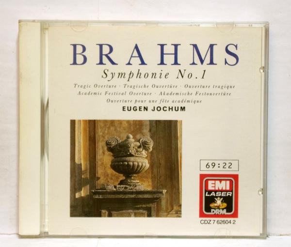 CD BRAHMS - Symphony 1 CDZ7626042 EMI 1989 UK Classical Used