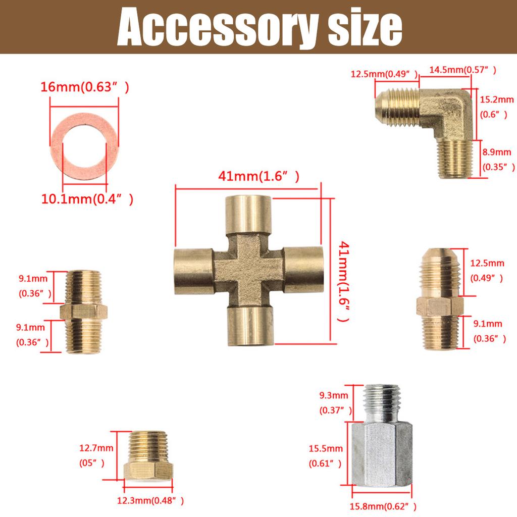 Новый комплект линии подачи масла для турбины Универсальный комплект линии возврата масла Комплект линии слива масла с 1/8 NPT, 90 ° 4 AN к 1/8 NPT соединителем Для