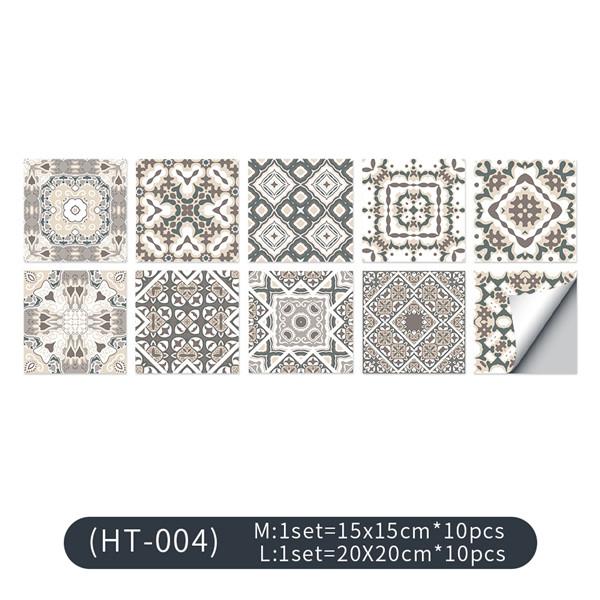 Mandala Tile Stickers Self-adhesive Wall Stickers Tile Paste Waterproof Oil-proof Wall Sticker Furniture Stickers Wallpaper