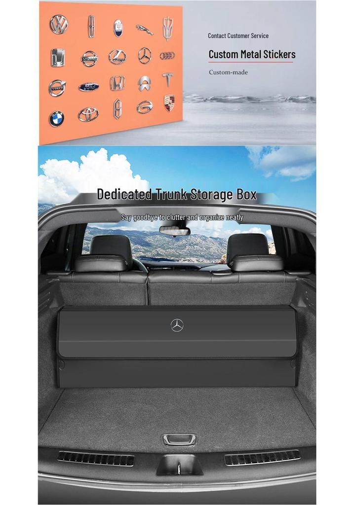Складной ящик для хранения в багажник Mercedes-Benz C, E, S, GLS, GLC, GLE