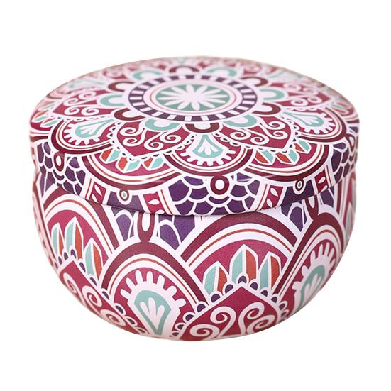 Yousheng Этнический Стиль Банка для Хранения Конфет Винтажная Жестяная Банка Многоцелевой Контейнер из Жести для Ювелирных Изделий Сахара Чайных Листьев Кухонная Канистра для Декора